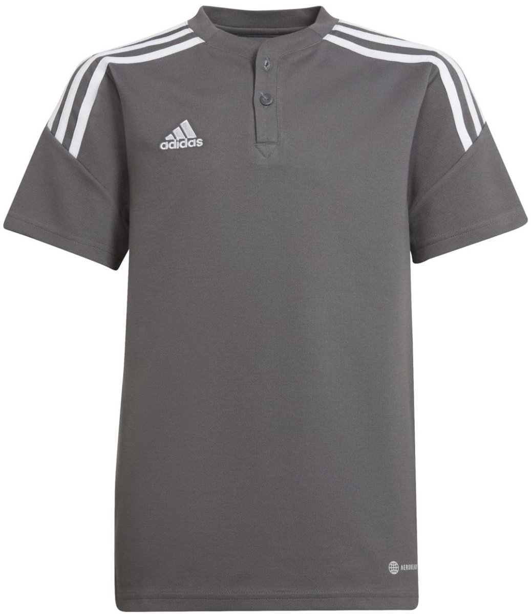 adidas T-shirt Kinderen Condivo 22 Poloshirt Grijs - Maat 164cm