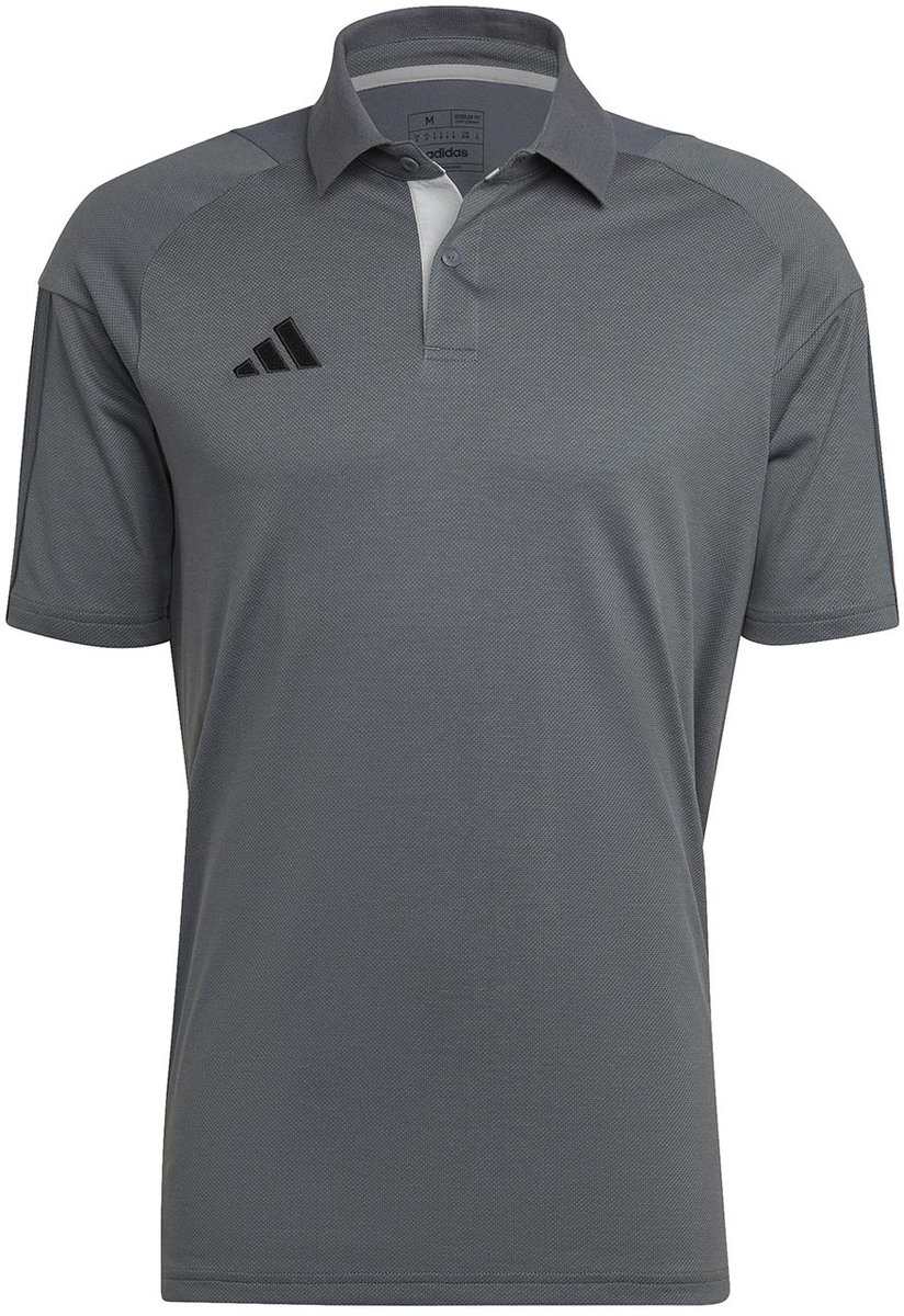 adidas T-shirt Heren Tiro 23 Competition Poloshirt Grijs - Maat L