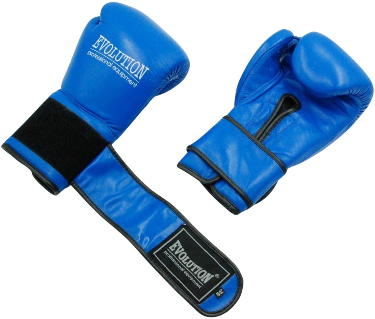 Evolution Handschoenen Boks profesjonalne skory naturalnej PRO RB-, Blauw