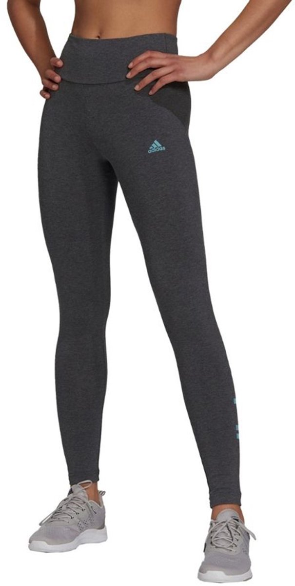 adidas Legging Dames Loungwear Essentials H07784 Grijs