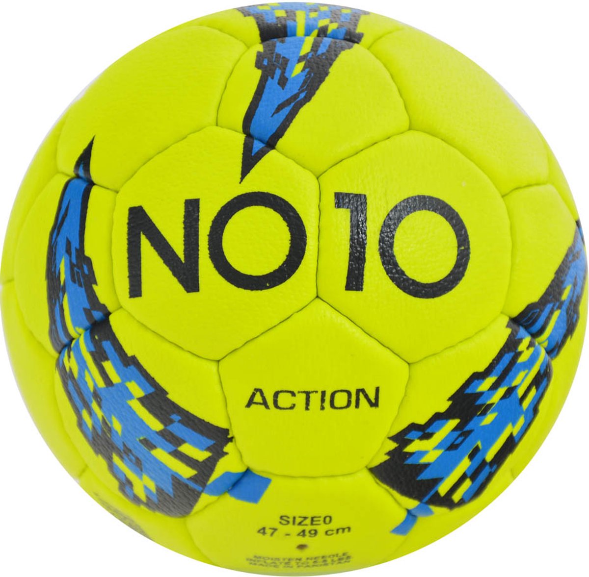 NO10 Bal Hand Action Mini Geel