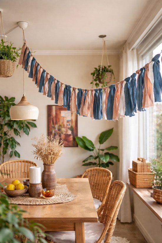 Kinderkamer slinger sterretjes– Slinger babykamer - Meisjesslinger - Babykamer Decoratie – Versiering babykamer - Aankleding - Wanddecoratie Slaapkamer Kind - Slinger ster - Gele sterren — afbeelding 2