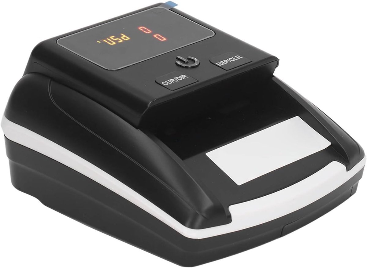 Geldtelmachine Valsgeld - Bankbiljet Detector - Snelle Geldtelling - UV IR Detectie - 137 x 155 x 82 mm