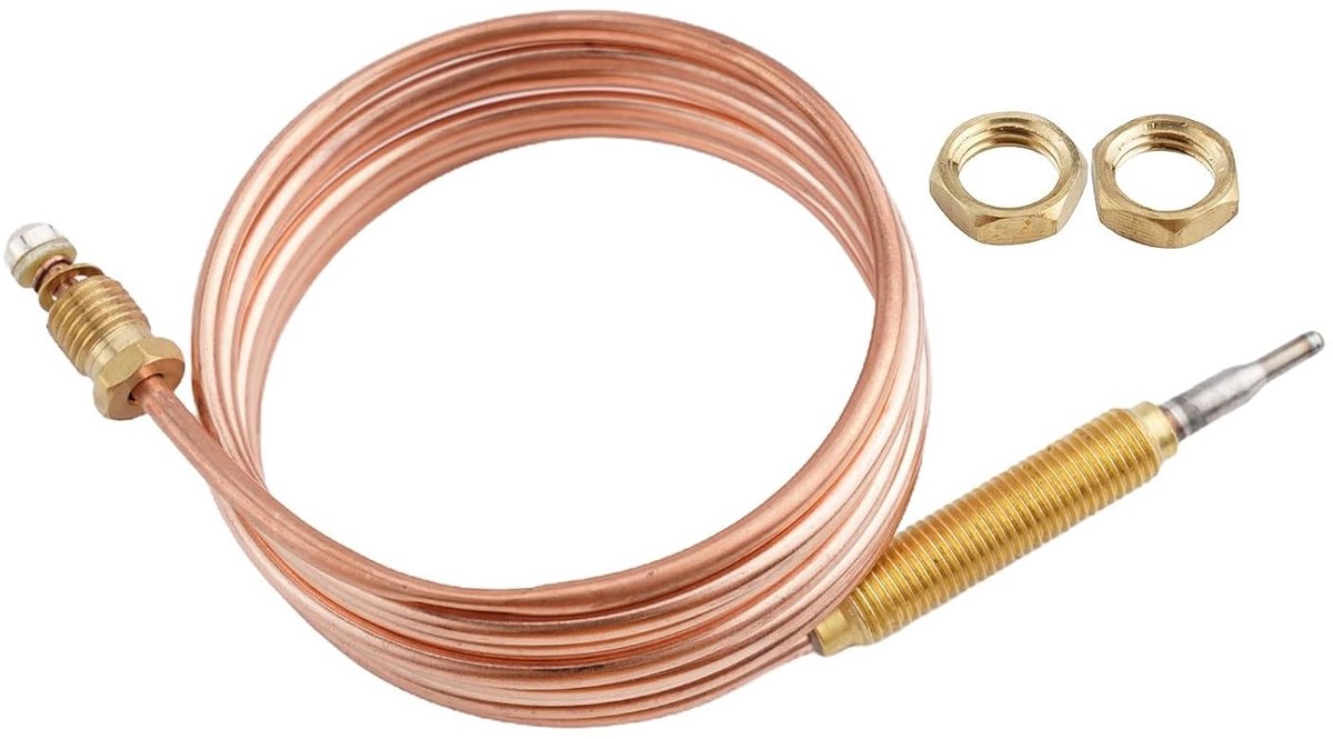 Thermokoppel - Gasbrander sonde - Oven verwarming - Snelle detectie - 150 cm lengte - Metaal