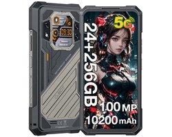 CUBOT Kingkong X Pro Robuuste Smartphone 5G - 24GB RAM - 256GB ROM - 10200mAh - 6.583 inch 120Hz - IP68/IP69K - Android 14 - NFC - GPS - Zwart