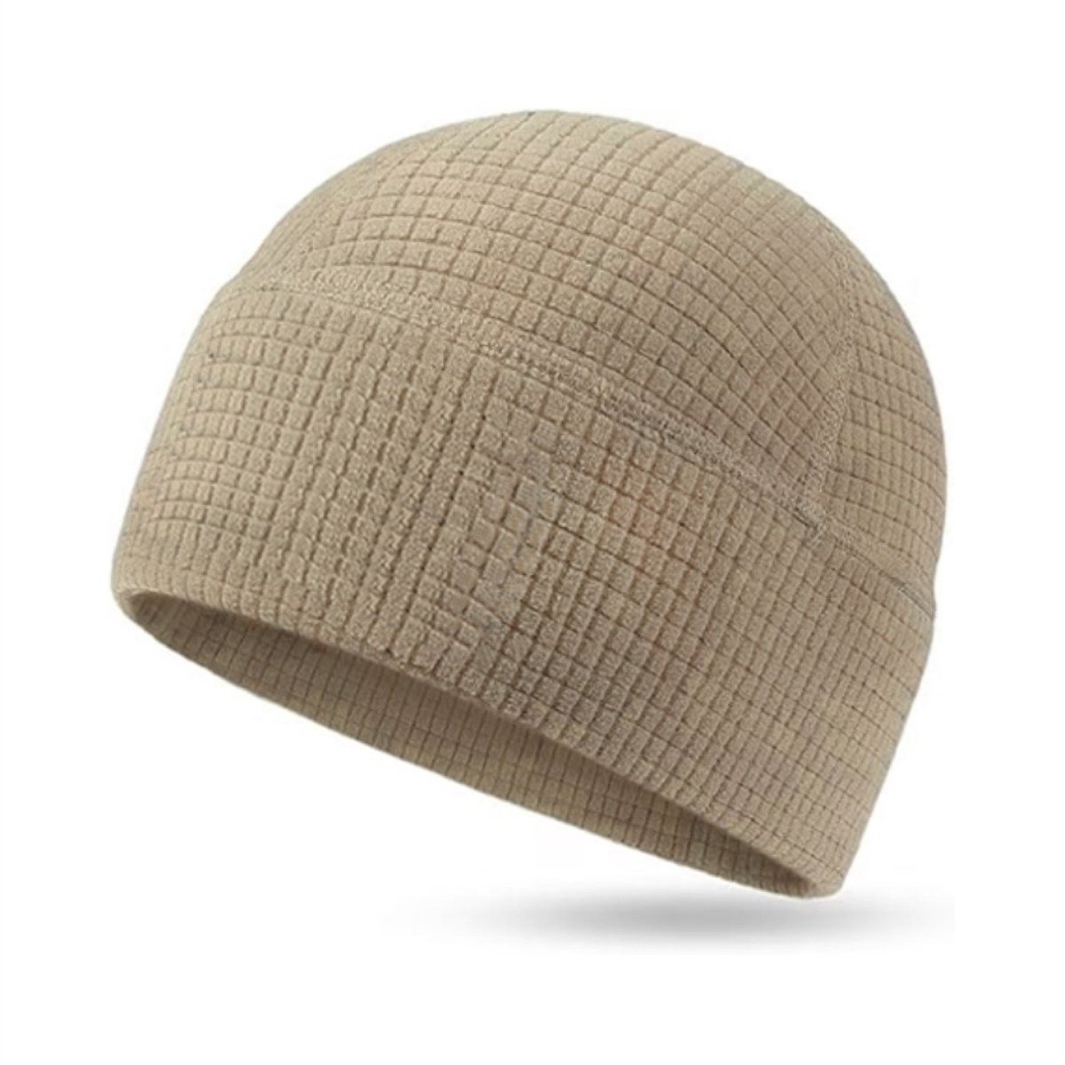 Helmmuts Beanie – Rekbare, Ademende Fietsmuts voor Heren & Dames – Beige