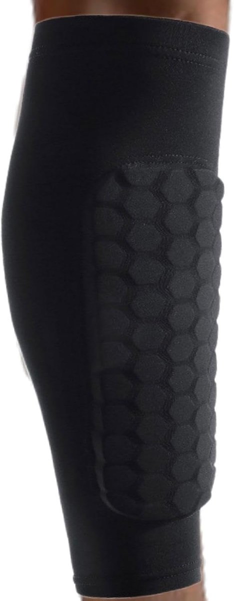 Voetbal Scheenbeschermers - Sport Brace Sleeve - Blessure Preventie - Ademend Polyester Materiaal - Maat L - Meerkleurig