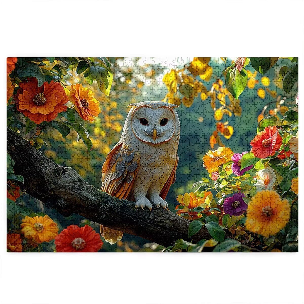 Houten Puzzel - Legpuzzel Volwassenen - Woondecoratie Muren - Duurzaam Hout - 87x57 cm - Meerkleurig