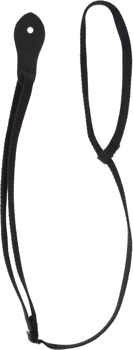 Levy's Leer 3/8" brede katoenen mandolineband; zwart (M19C-BLK)