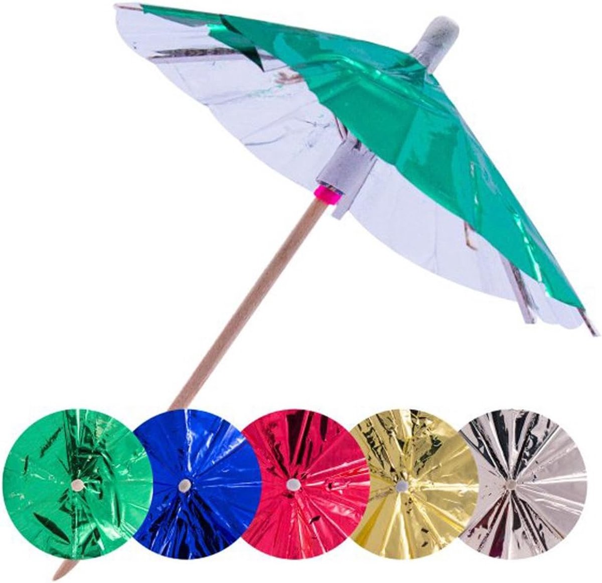 Paraplukiezers Metallic Kleuren - 15 stuks