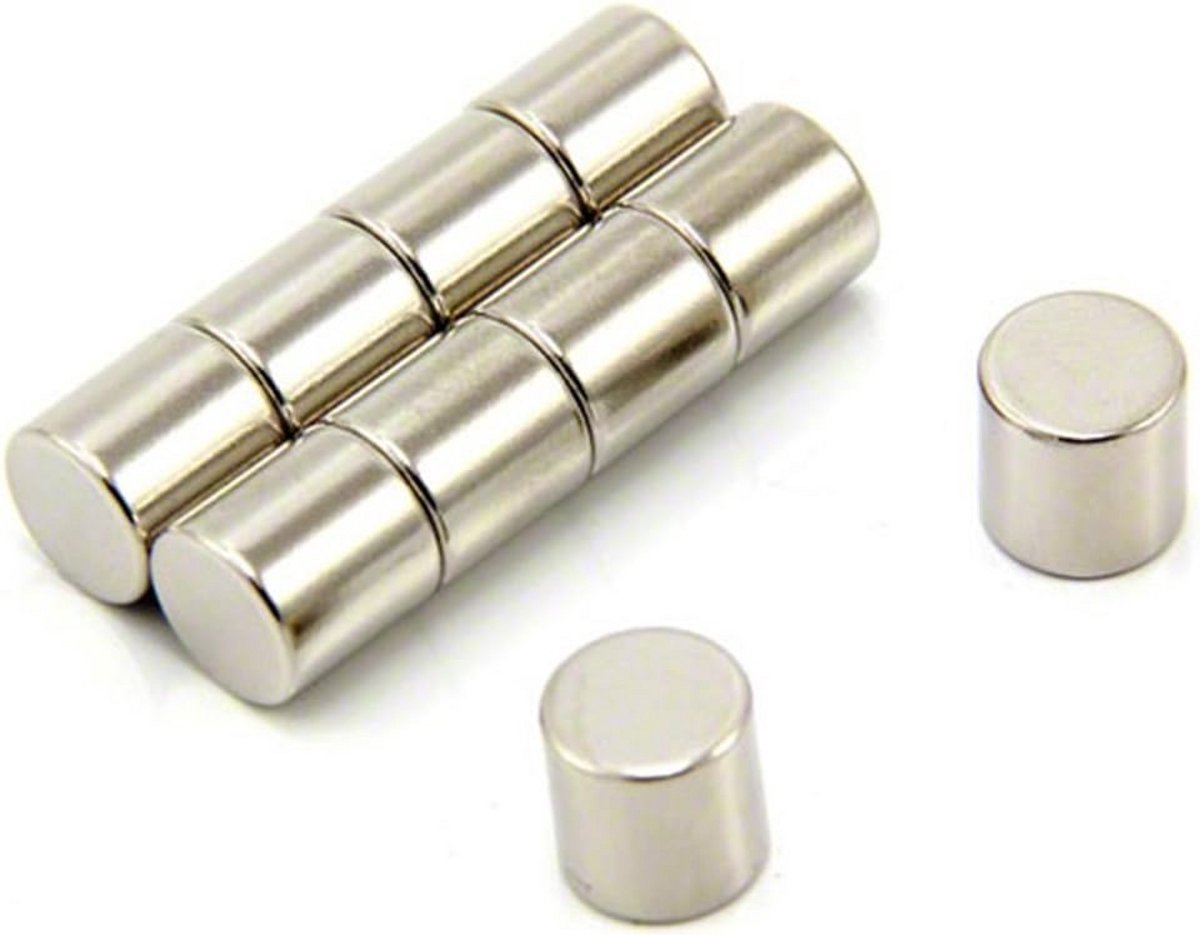 Krachtige Neodymium Magneten (10x10mm, N42) - Set van 10 Stuks