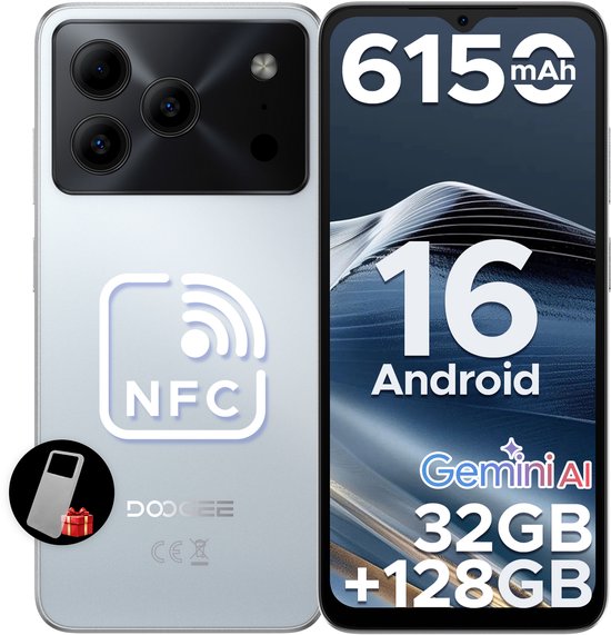 DOOGEE Note 56 Pro - AI Smartphone - 32GB RAM + 128GB ROM(2TB/TF
