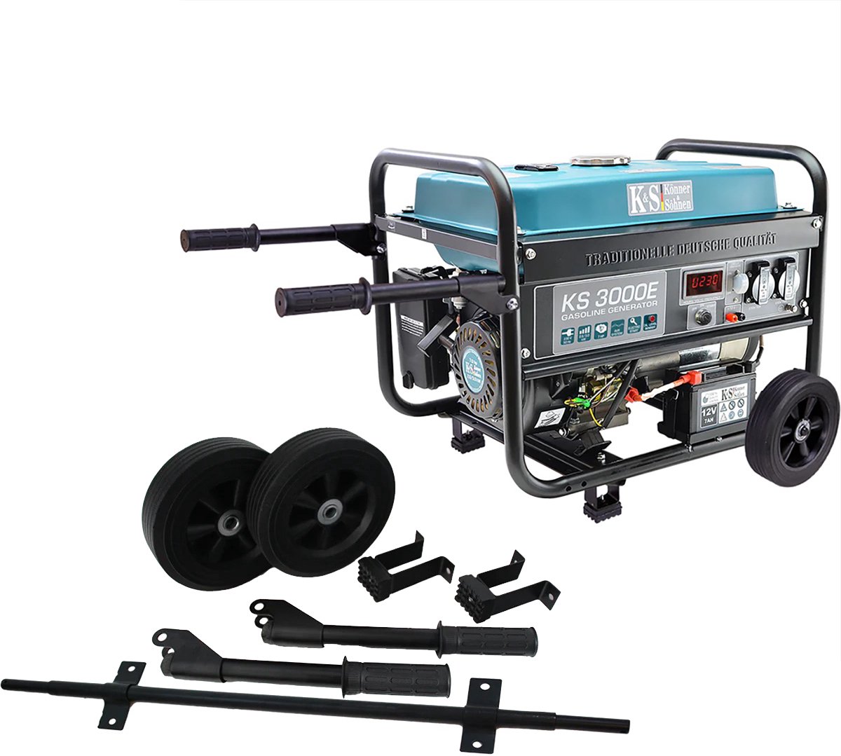 Generator 2900G - 2.9 Kilowatt - Dual Fuel - LPG-Benzine - Aggregaat - Noodstroom - Stroomstoring