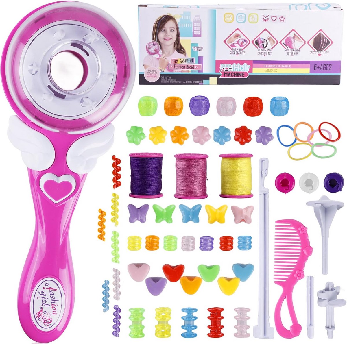 Automatische Haarvlechter voor Kinderen - Eenvoudig Zelf Haar Stylen met Kleur