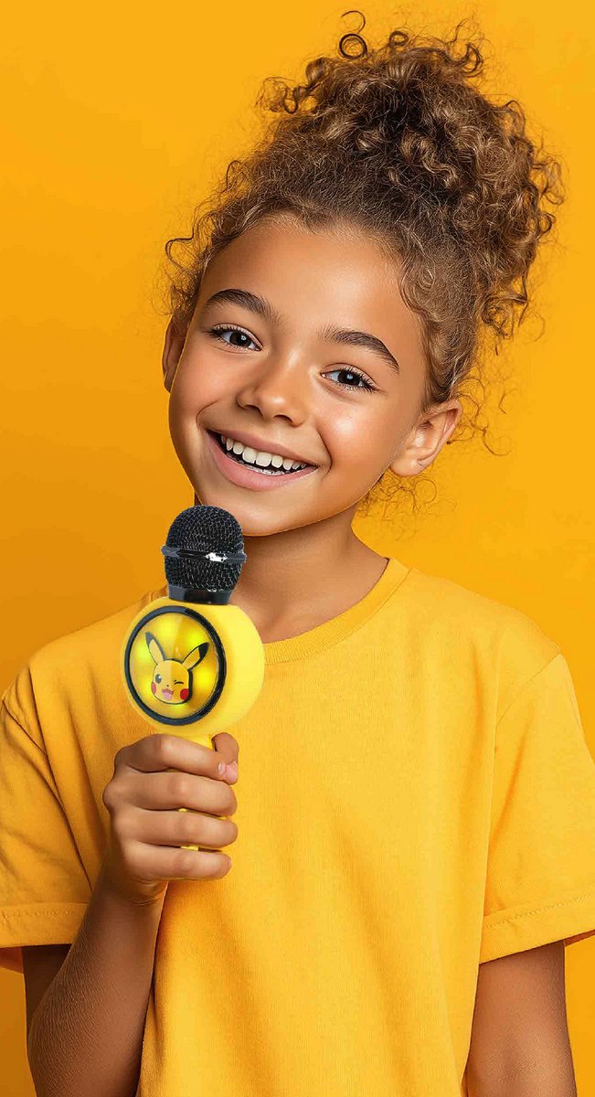 Pokémon - draadloze karaoke microfoon voor kinderen - oplichtend LED display - speaker - met stemeffecten — cadeau in Spellen & Speelgoed - foto 5