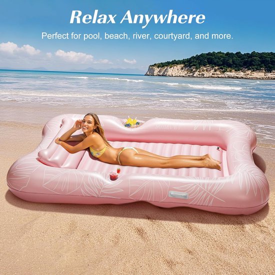 Tanning Pool Bed - Luchtbed Zwembad Opblaasbaar - Summer — afbeelding 5