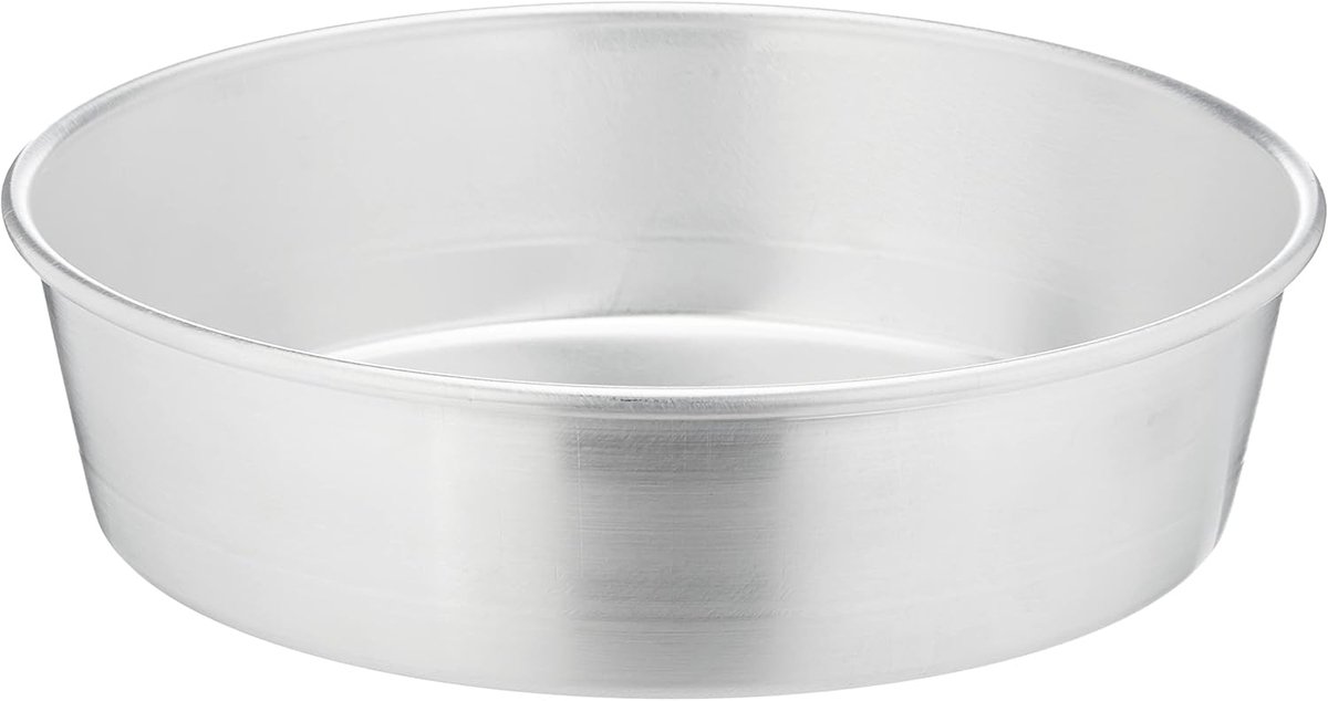 Conische taartvorm aluminium 22 x 22 x 6 cm
