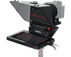 NEEWER X11 2-in-1 Teleprompter 11 Inch met Monitor voor Windows MacOS, Ondersteunt Schermspiegeling, Draagbare Presentatielezer voor Camera Mobiele Telefoon Webcam voor YouTube Twitch Live Streaming Conferentie, X11