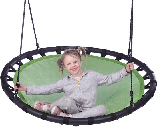 Nils Camp NB5036 - Nestschommel - 120 cm - Groen - Stalen Frame
