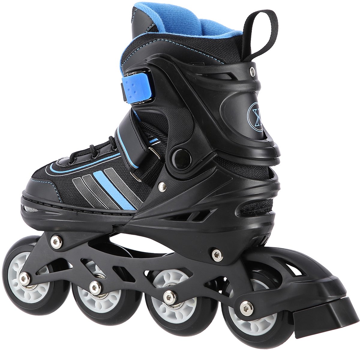 Nils Extreme NH18191 - 2-in-1 Skate - Verstelbaar - Czarno-Niebieski