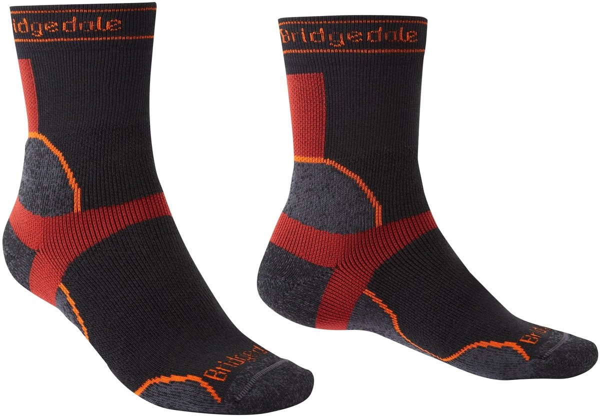 Bridgedale Midweight T2 Merino Sport Crew Sokken Zwart EU 44-47 Man