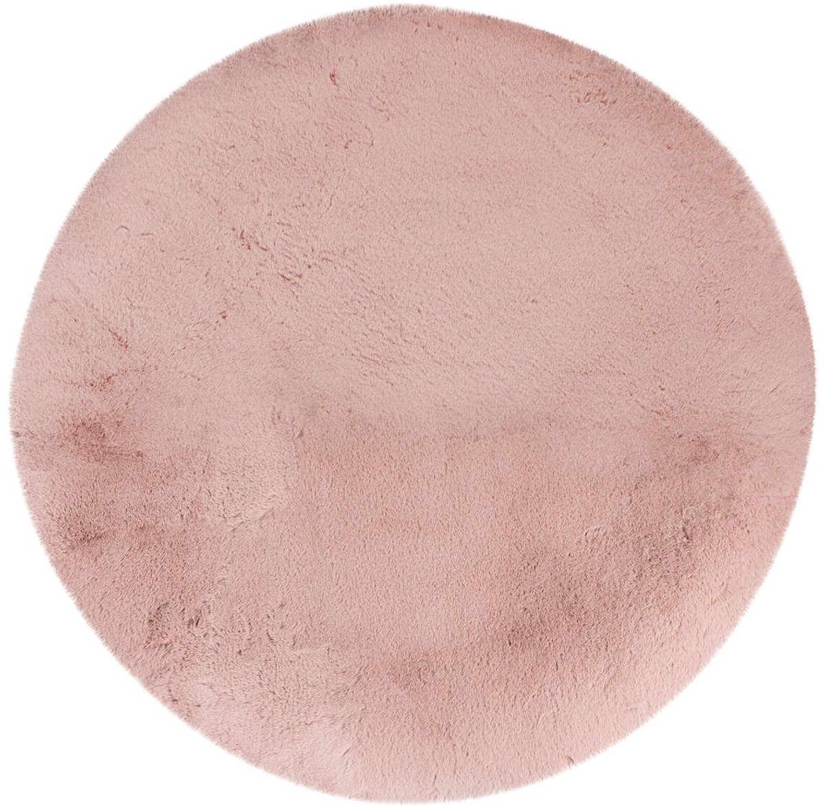 Muratap Heaven Rond Fluffy Soft Hoogpolig Vloerkleed Roze- 160 CM Ø