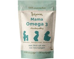 Laveen Mama Omega 3 - Navulverpakking/Refills - 30 capsules - DHA - Vegan - 100% natuurlijk - 30 stuks