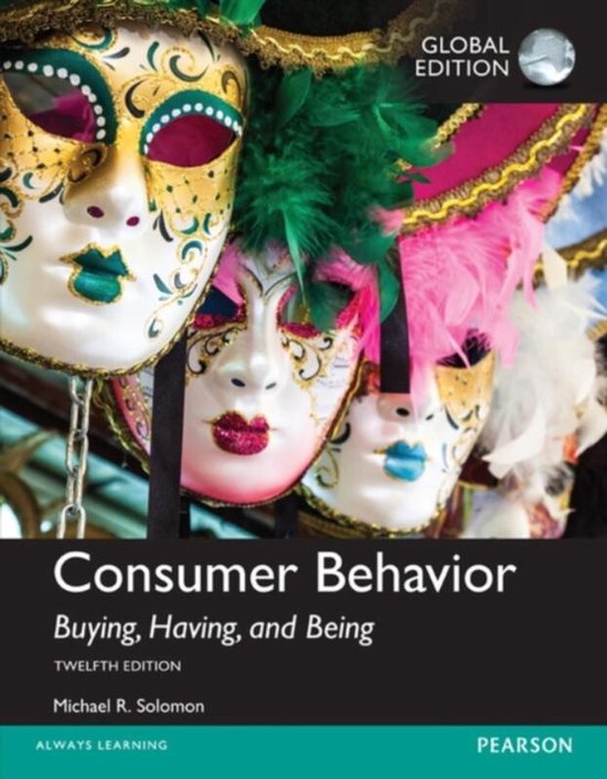 Consumer Behavior Buying Having & Being - cover