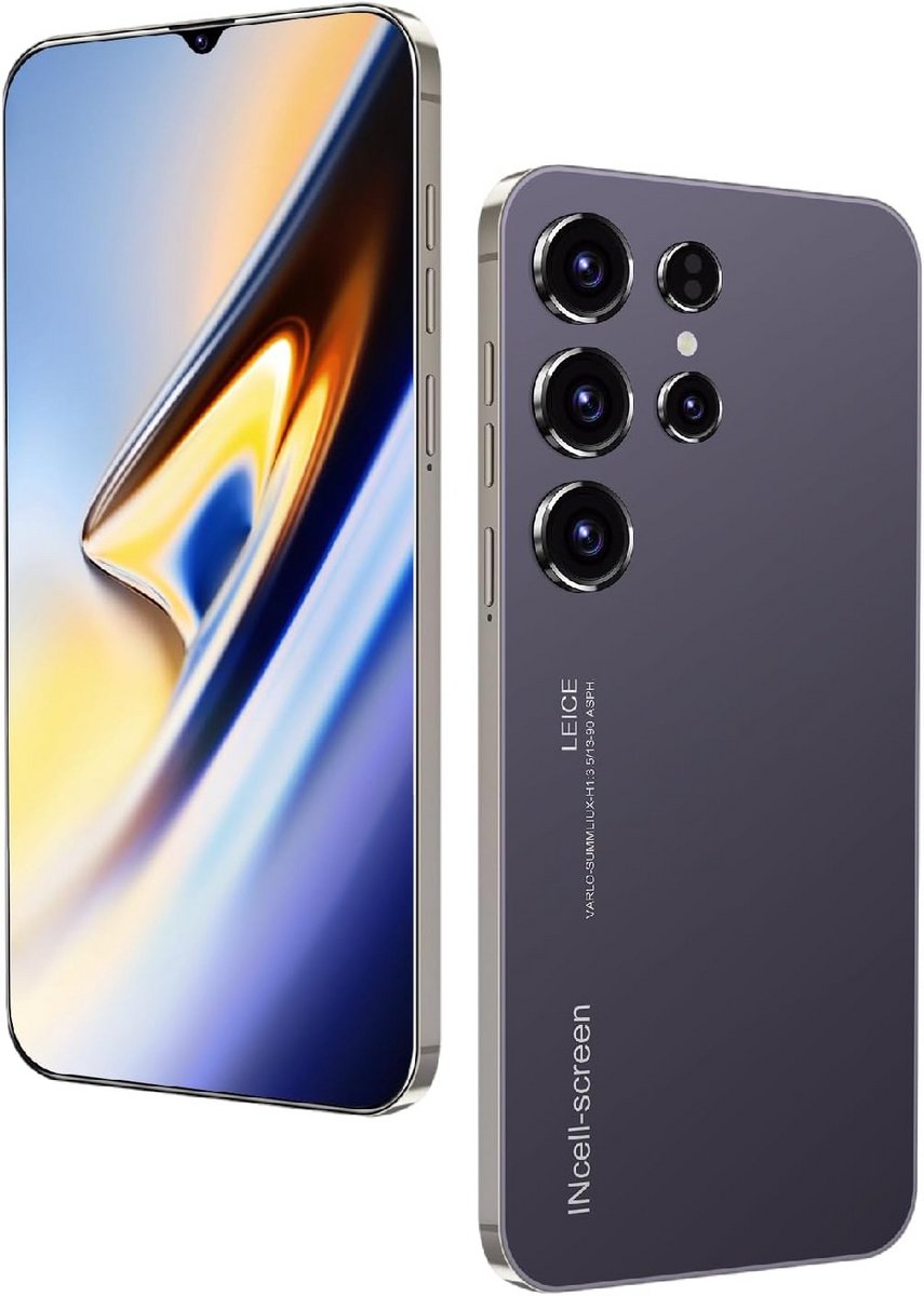 Smartphone Beginners - Mobiele Telefoon - Dagelijks Gebruik - Dubbele Simkaart - 6.3 Inch Scherm - Paars