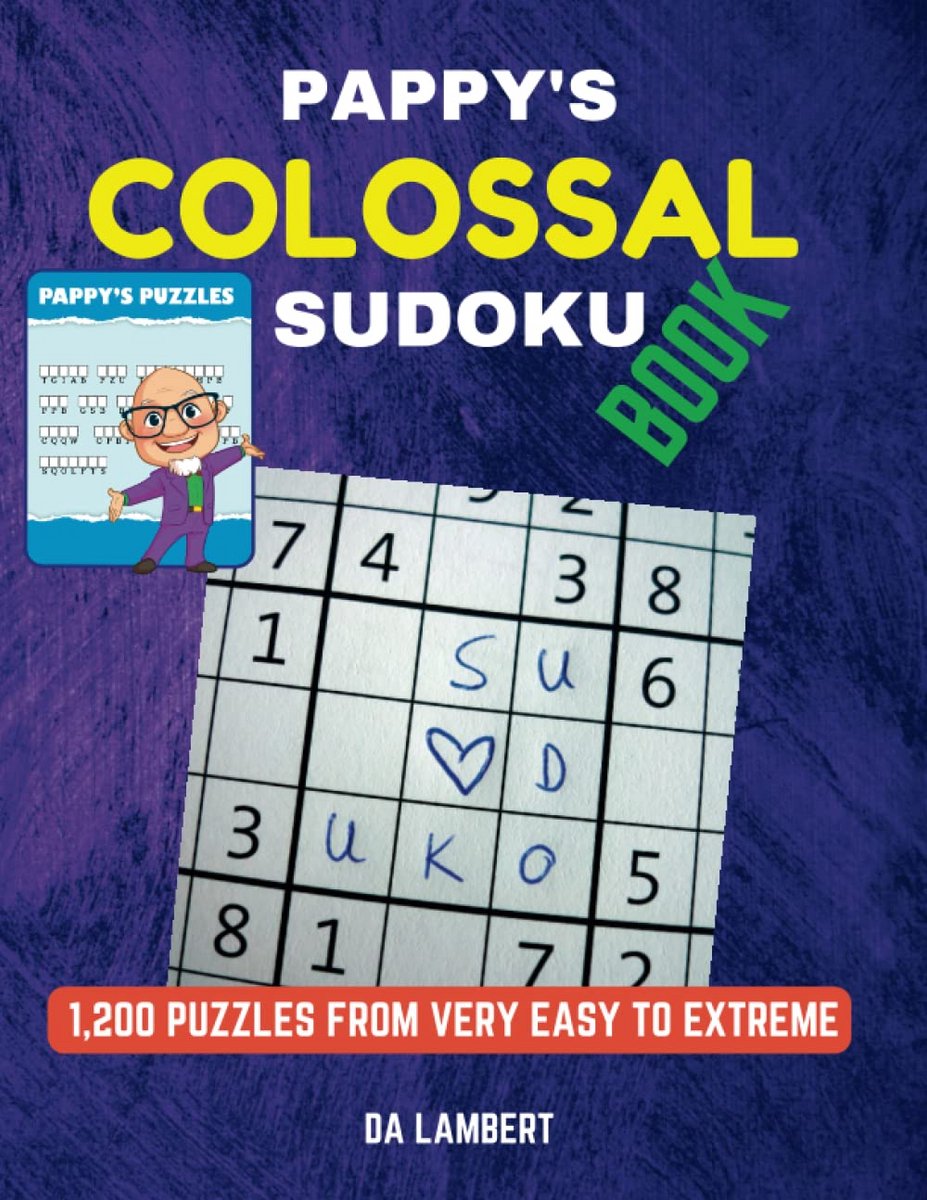 Sudoku Boek - Logische Puzzels - Hersenkrakers Oplossen - 1200 Puzzels - 21.59 x 27.94 cm