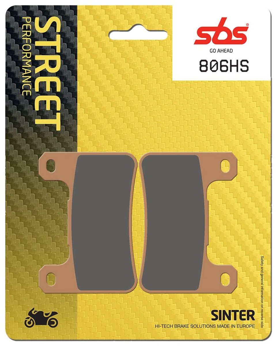 Sbs 806hs Gesinterde Remblokken Goud
