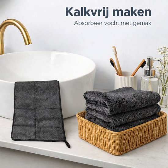 FRM Wonderdoek Quick Clean - Badkamer, Ramen, Keuken - Streeploos, Hygiënisch