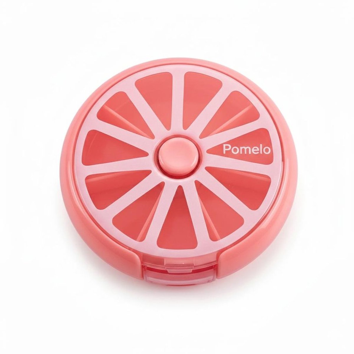 FruitBuddy Medicijndoosje 7 Dagen – Pillendoos Week – Medicatie & Vitaminen Organizer – Compact – Pomelo Roze