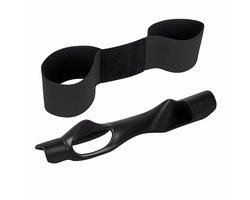 Swing- en Grip-Trainer – Zwarte Grip Trainer + Swingcorrectie Band - Golf Trainingsmateriaal - Golf Spullen