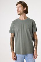 GARCIA Heren Effen T-shirt Groen Korte mouw