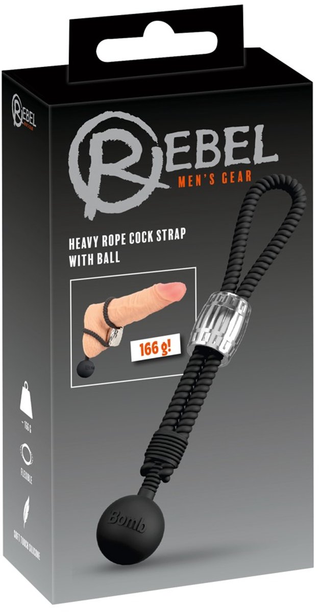 Rebel Heavy Rope Cock w Ball