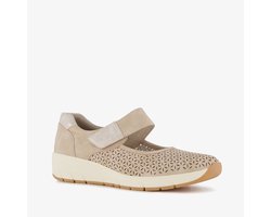 Softline dames instappers met H leest beige - Maat 40
