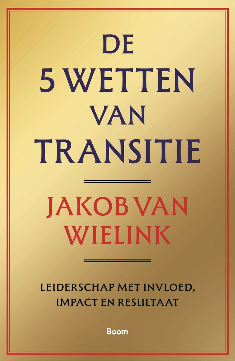 Omslag van De 5 wetten van transitie