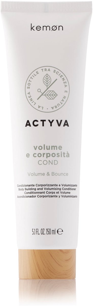 Kemon Conditioner Actyva Volume e Corposità Cond