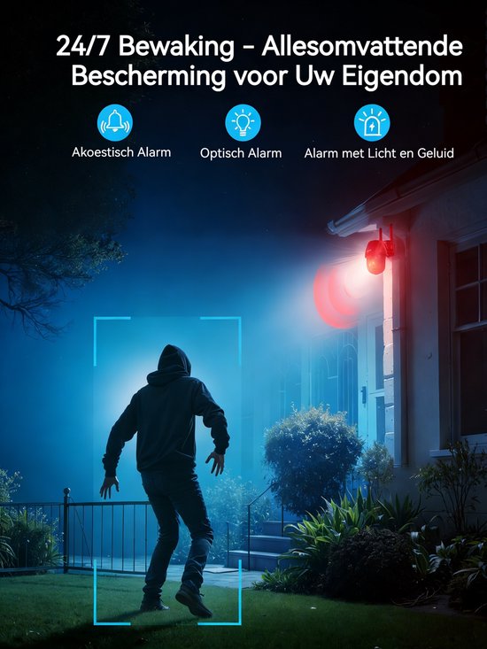 ieGeek Security Buitencamera S11 4G LTE - Outdoor Cam - 2K UHD - Pan & Tilt - Zonnepaneel - Kleurennachtzicht - Inclusief SIM-kaart van Merkloos — afbeelding 2