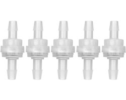 Plastic terugslagklep - 5 stuks, anti-ozon waterafsluiter voor waterbehandeling (6mm)