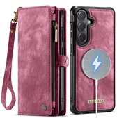 Solidenz Hoesje - Geschikt voor Samsung Galaxy S26 - Urban Wallet - Rood