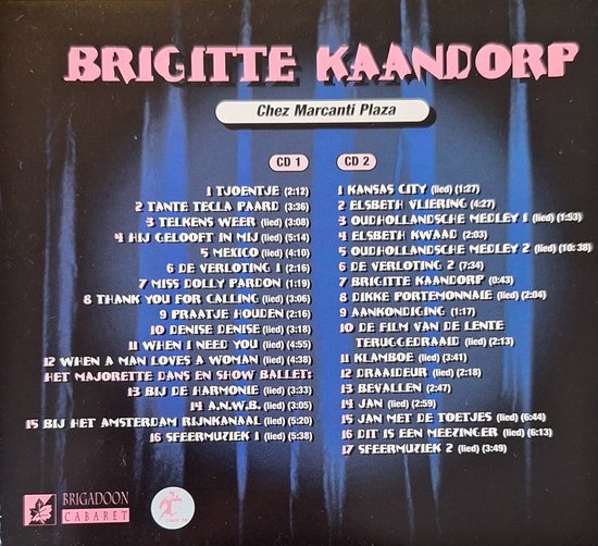 Brigitte Kaandorp - Chez Marcanti Plaza (CD)