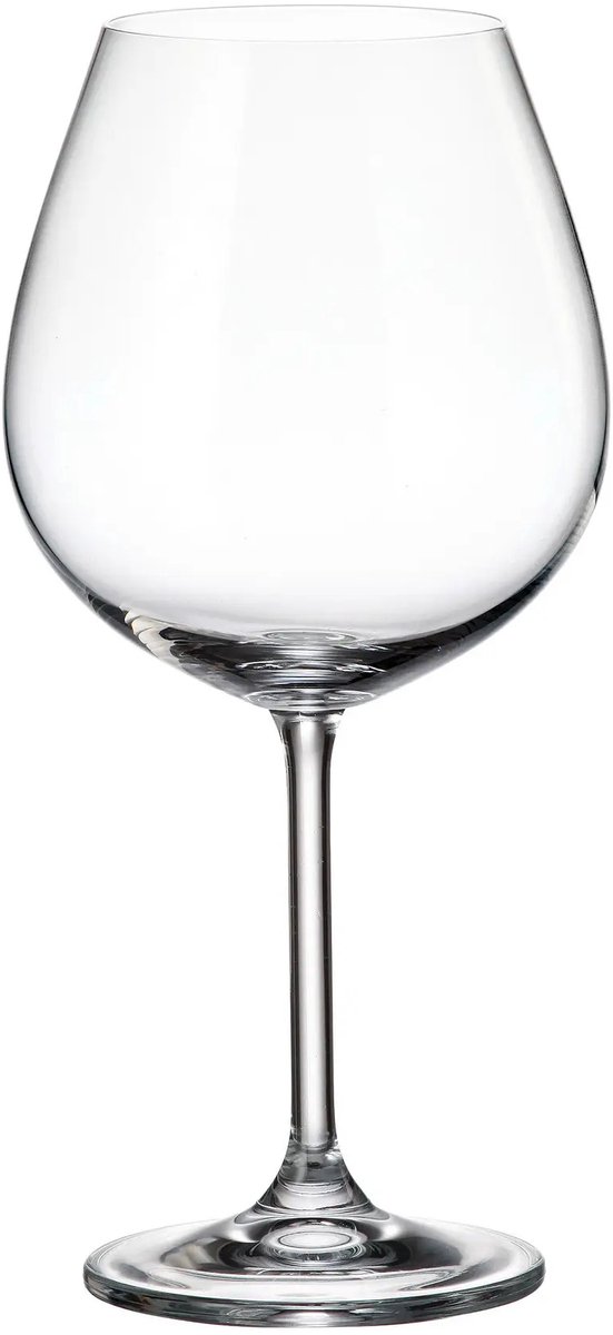 Crystal Bohemia colibri rode wijn glas 650 ml