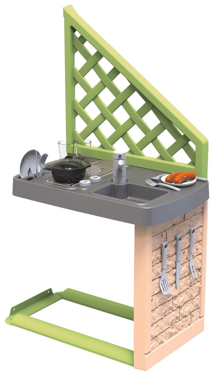Smoby Neo Jura Lodge - Speelhuis - Zomerkeuken