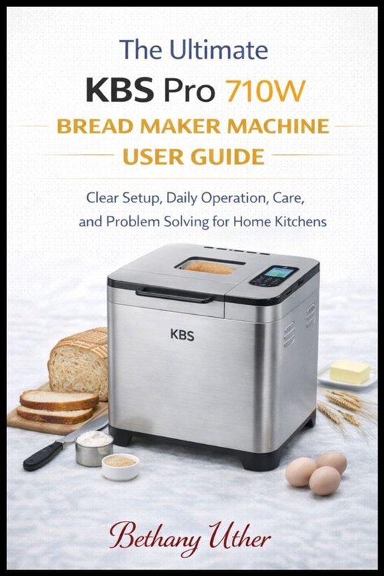 The ultimate KBS pro 710w bread maker machine user guide - cover
