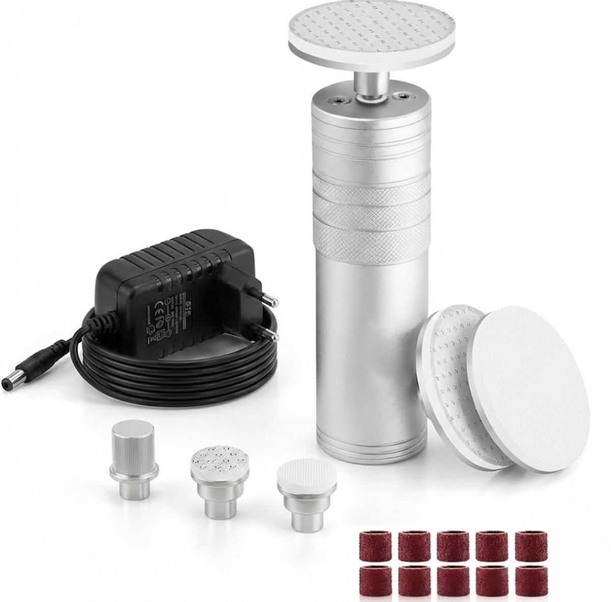 Elektrische Eeltverwijderaar - Pedicureset Electrisch - Voetvijl - Wit