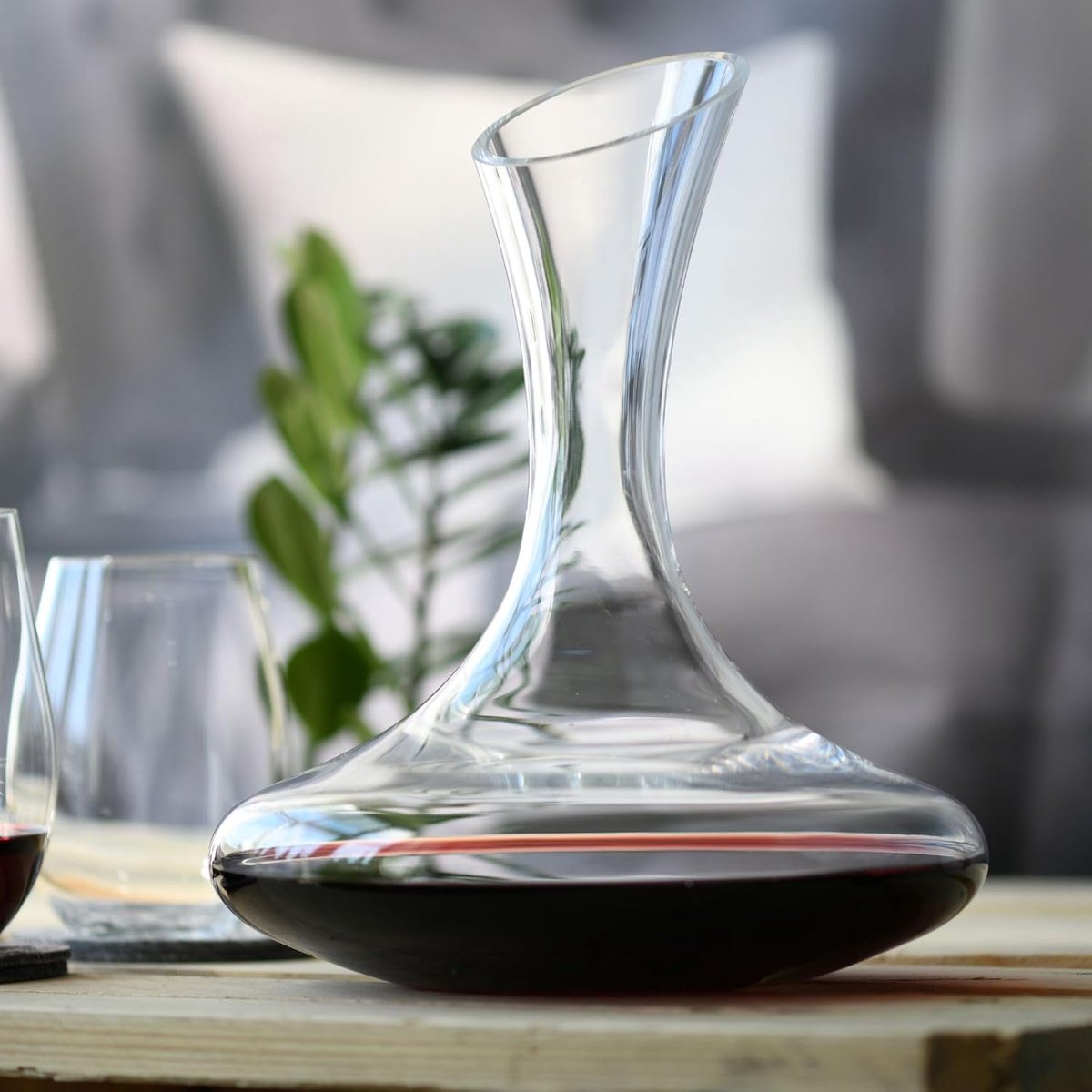 KROSNO Glazen Karaf voor wijn, water, frisdranken en sappen | Kristalglas, 1500 ML - Vinoteca Collectie - Perfect voor Thuis, Restaurants en Feesten — cadeau in Koken & Dineren - foto 7