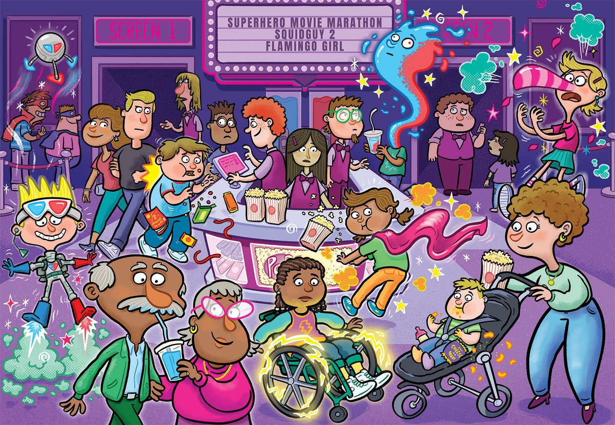 Wasgij Junior - Krachtige kaskrakers! - 240 stukjes - Legpuzzel voor kinderen — afbeelding 2