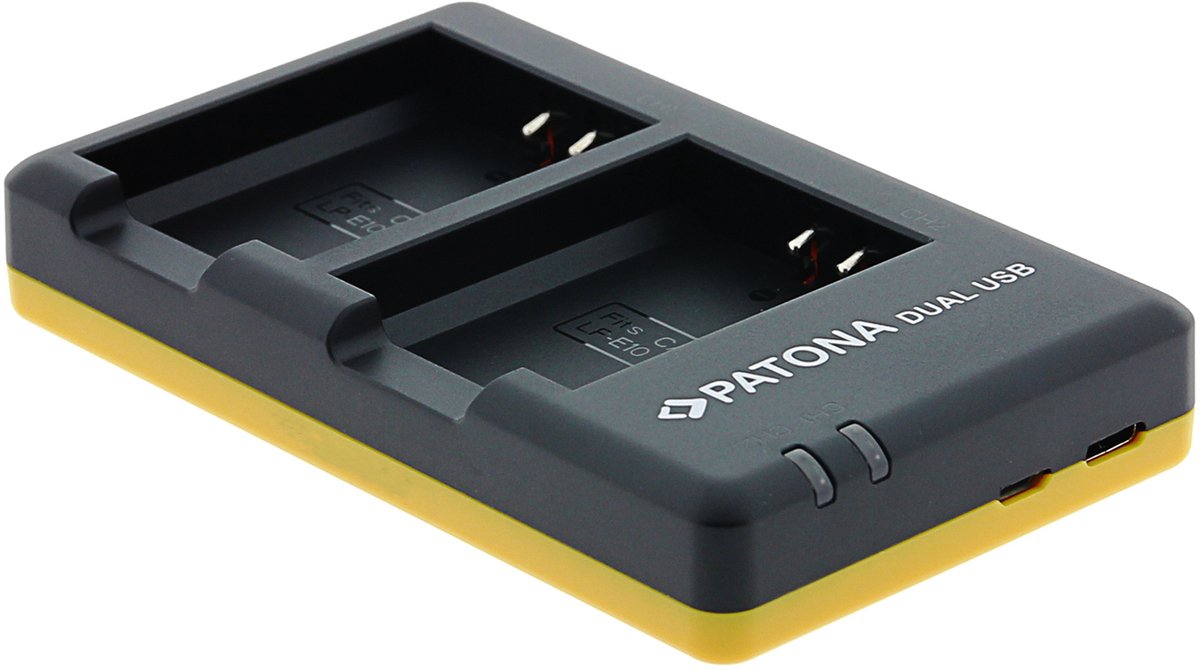 Huismerk Duo oplader voor 2 camera accu's Canon LP-E10